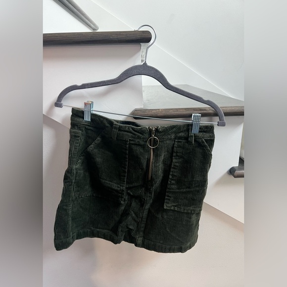 Green corduroy skirt | Brand Blue Spice - Picture 1 of 3